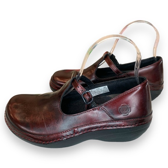 TIMBERLAND PRO RENOVA RED METALLIC MARY JANE SHOES. WOMEN’S SIZE 6.5 - Picture 4 of 6